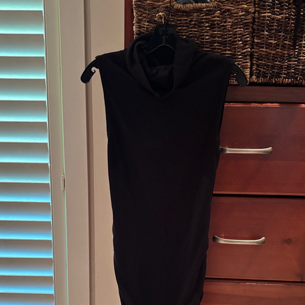 Michael Stars Elegant Black Midi Dress